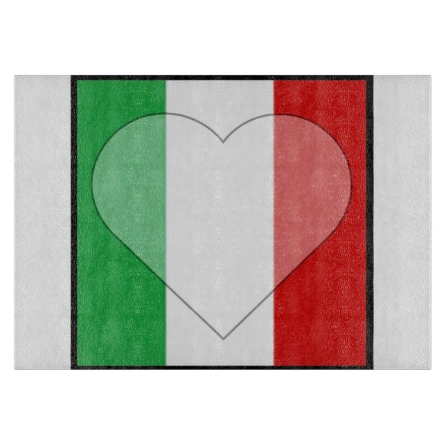 Italian Flag Cutting Board (Front)