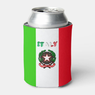 Italian flag-emblem  can cooler