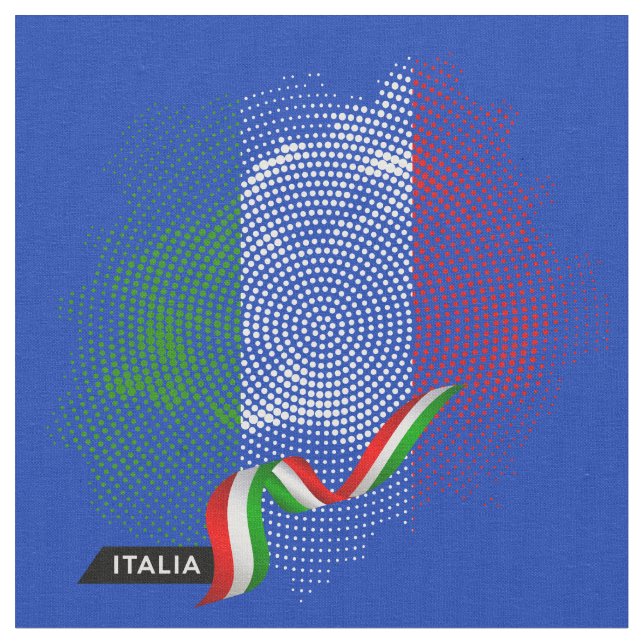 Italian flag fabric (Close Up)