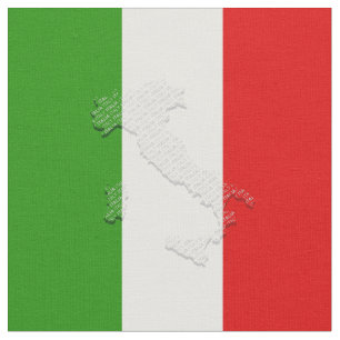 Italian flag fabric