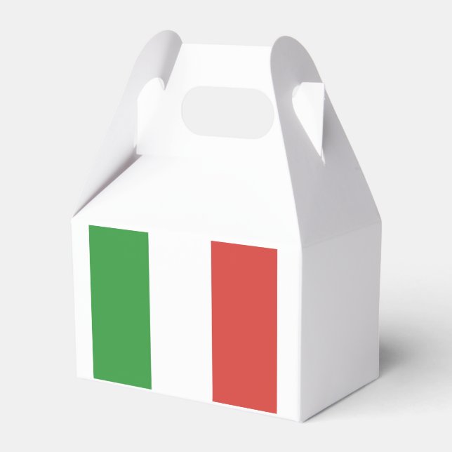 Italian Flag Favour Box (Back Side)