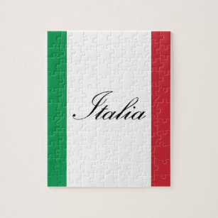 Italian Flag - Flag of Italy -  Italia Jigsaw Puzzle