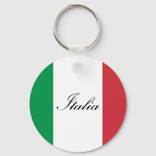 Italian Flag - Flag of Italy - Italia Key Ring