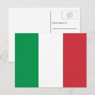 Italian Flag, Flag of Italy Postcard