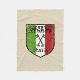 Italian Flag Fleece Blanket