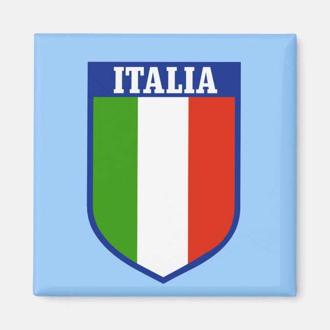 Italian Flag Fridge Magnet (Front)