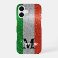 Italian Flag Glitter Rome Venice Italy Travel