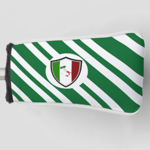 Italian flag golf head cover