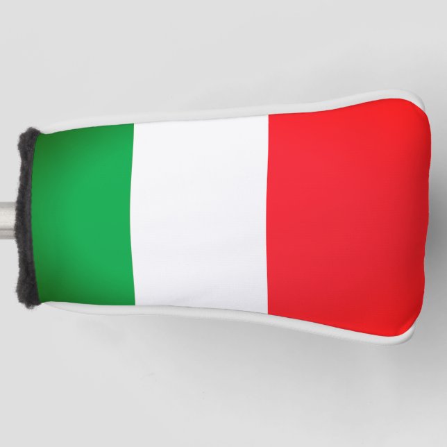 Italian Flag Golf Head Cover (Front)