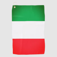 Italian Flag Golf Towel