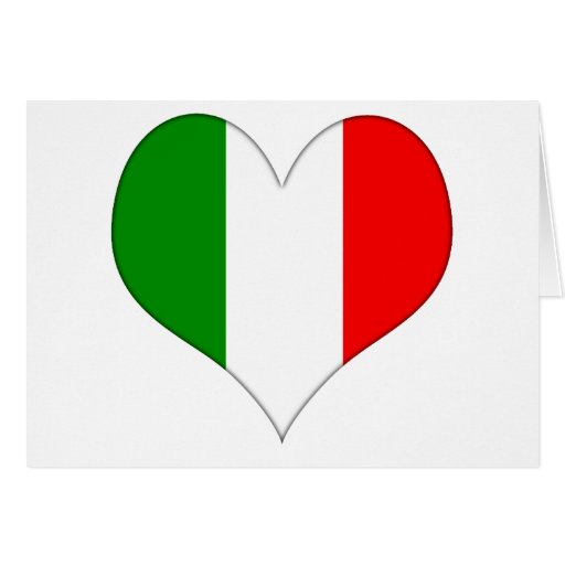 Image of Italian Flag Heart