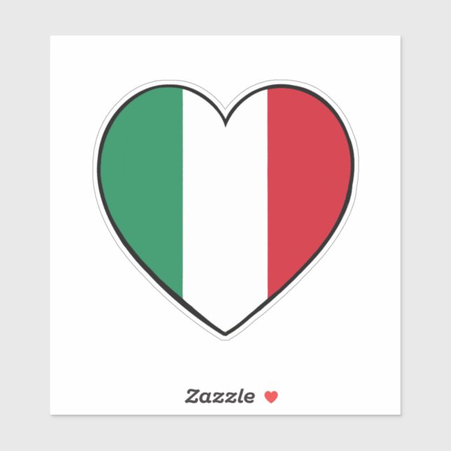 Italian flag heart  (Sheet)