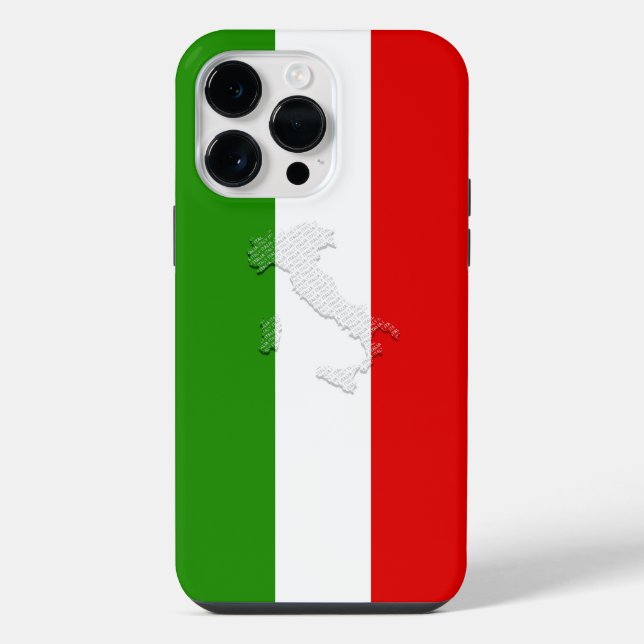 Italian flag iPhone case (Back)