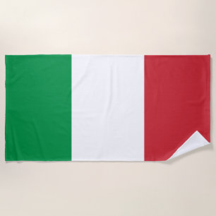 Italian Flag (Italy) Beach Towel