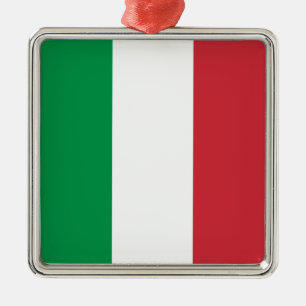 Italian Flag (Italy) Ceramic Ornament