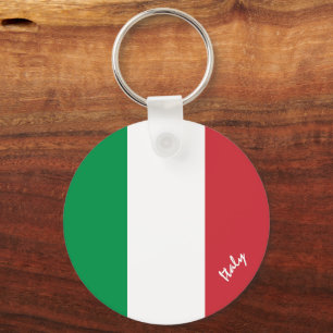 Italian flag & Italy holiday, patriots / sports Key Ring
