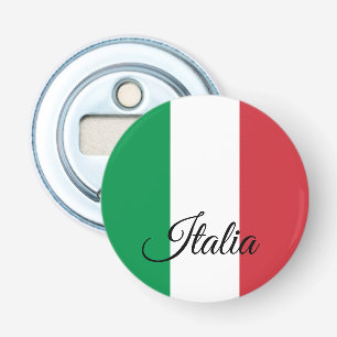 Italian Flag & Italy party /sports Italia drink Bottle Opener