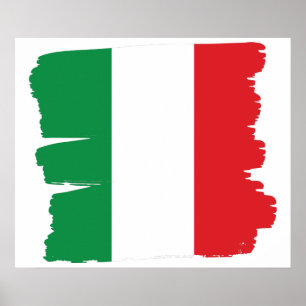 Italian Flag Italy Poster