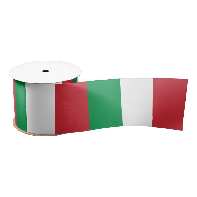Italian Flag (Italy) Satin Ribbon (Spool)