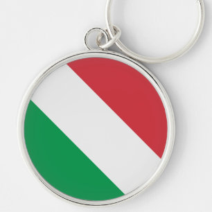Italian Flag Key Ring