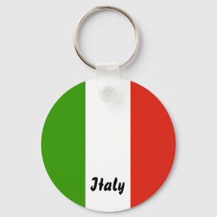 Italian Flag  Keychain