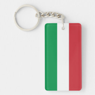 Italian flag keychain Tricolore Italy