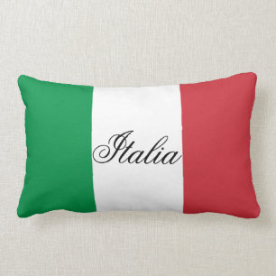 Italian Flag Lumbar Cushion