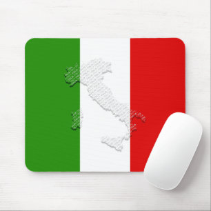 Italian flag mouse mat