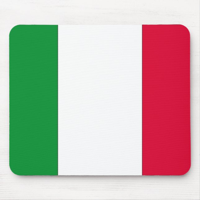 Italian Flag Mouse Mat (Front)
