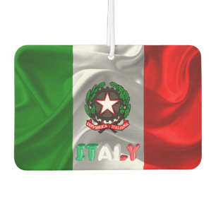 Italian flag-National Emblem Car Air Freshener