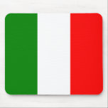 Italian Flag of Italy Bandiera d'Italia Tricolore Mouse Mat<br><div class="desc">Italian Flag of Italy Bandiera d'Italia or il Tricolore: Show your pride for the Italian Republic with the bright Green,  White and Red Flag of Italy. All designs can be kept as is,  or customised with your own text.</div>