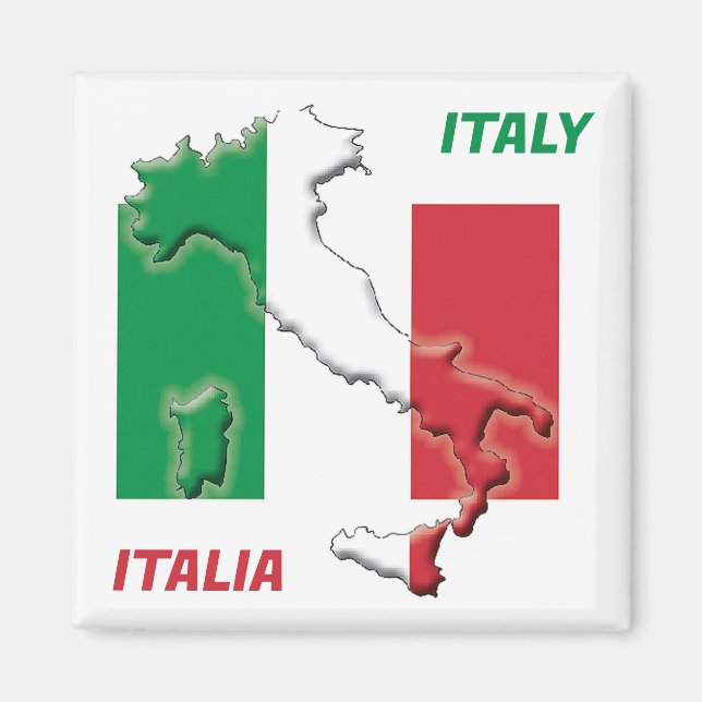 ITALIAN FLAG of ITALY Italia Magnet (Front)