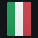 Italian flag of Italy personalizable iPad Pro Cover<br><div class="desc">Italian flag of Italy personalizable iPad pro case. Custom tablet and computer accessories with tricolore flag. Also available on other products with the transfer option. Add your own name or monogram letters optionally.</div>