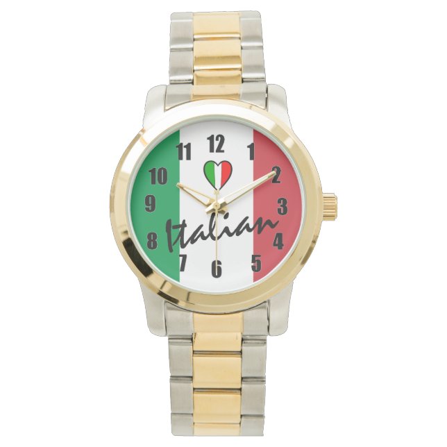 Italian-Flag of Italy Watch (Front)