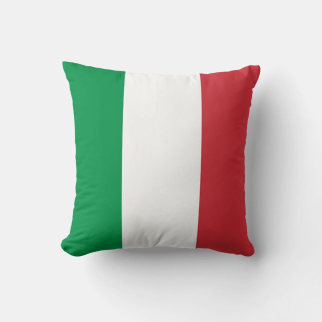 Italian Flag on American MoJo Pillow (Front)