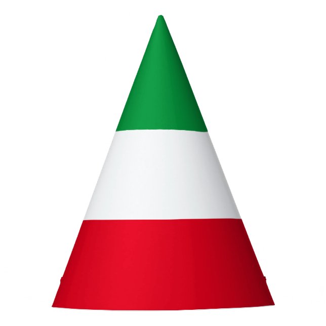 Italian Flag Party Hat (Front)
