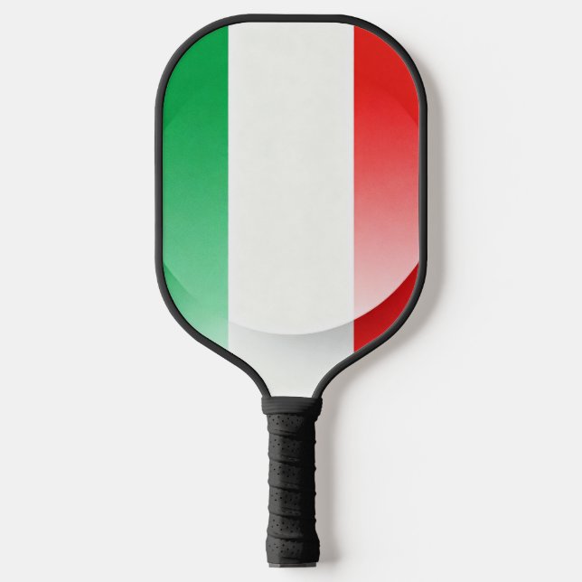 Italian Flag Pickleball Paddle (Front)
