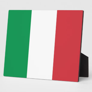 Italian Flag Plaque