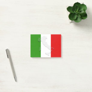 Italian flag post-it notes