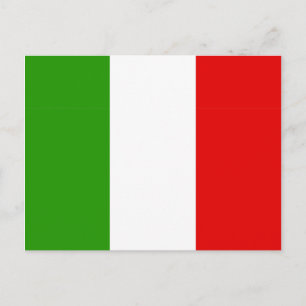 Italian Flag Postcard