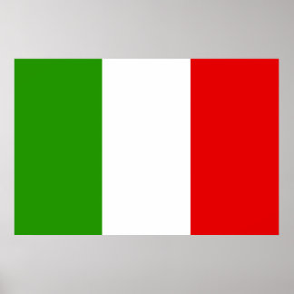 Italian Flag Poster