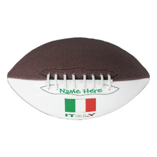 Italian Flag Republic Day Pride Personalised Gift American Football