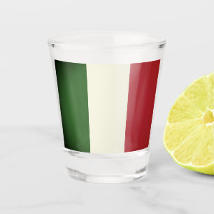Italian Flag Shot Glass