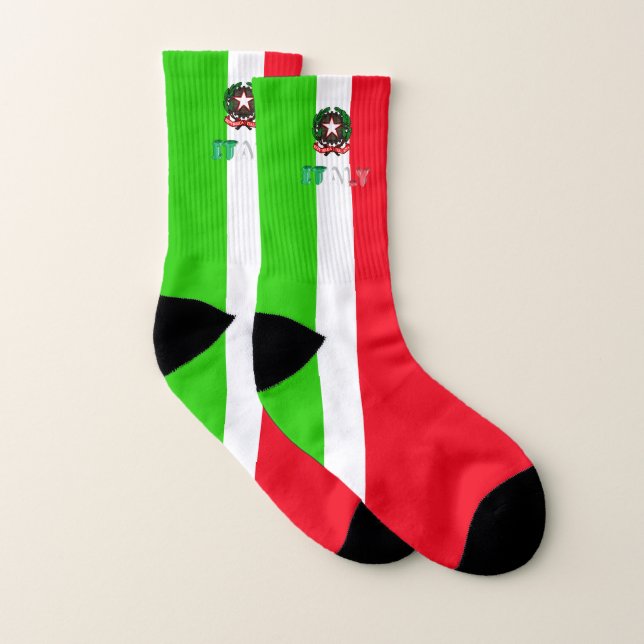 Italian flag socks (Pair)