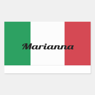 Italian Flag Sticker - Customizeable