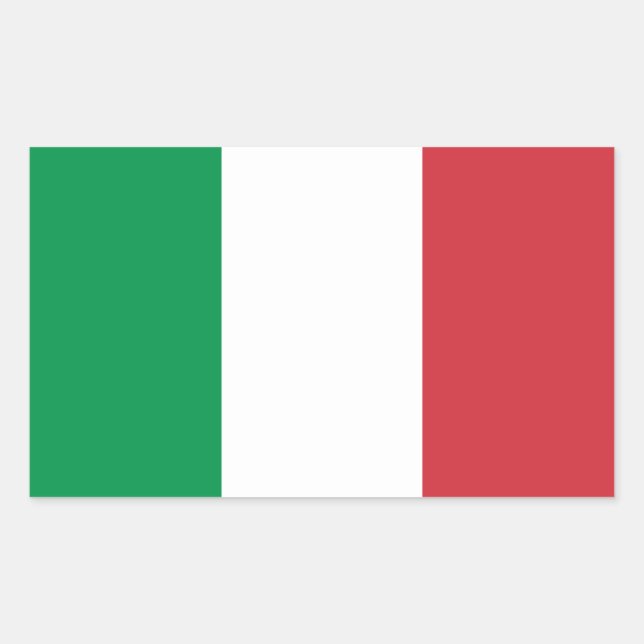 Italian flag Stickers (Front)