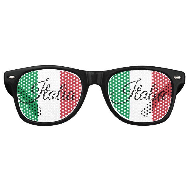 Italian Flag Sunglasses & Party Shades / Italy (Front)