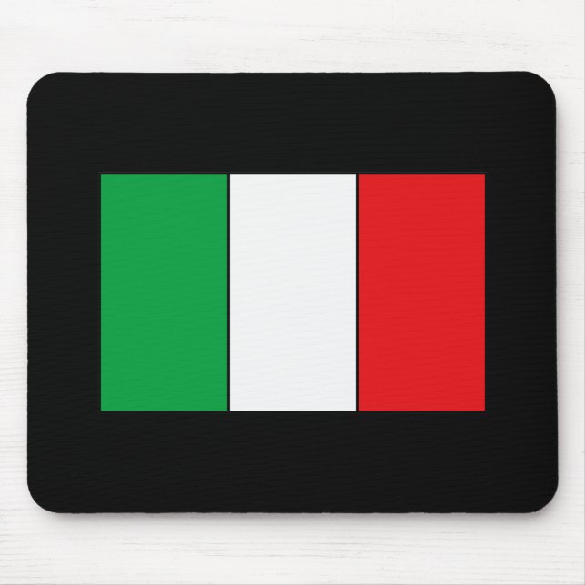 Italian Flag T-shirts and Gifts Mouse Mat (Front)