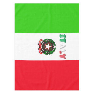 Italian flag tablecloth