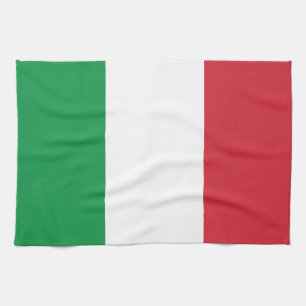 Italian Flag Tea Towel